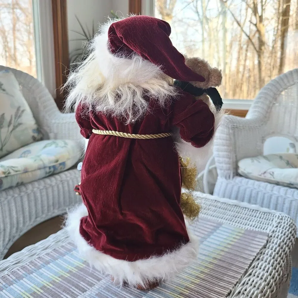 Vintage Old World Father Christmas Kris Kringle Santa Claus Figurine Decoration